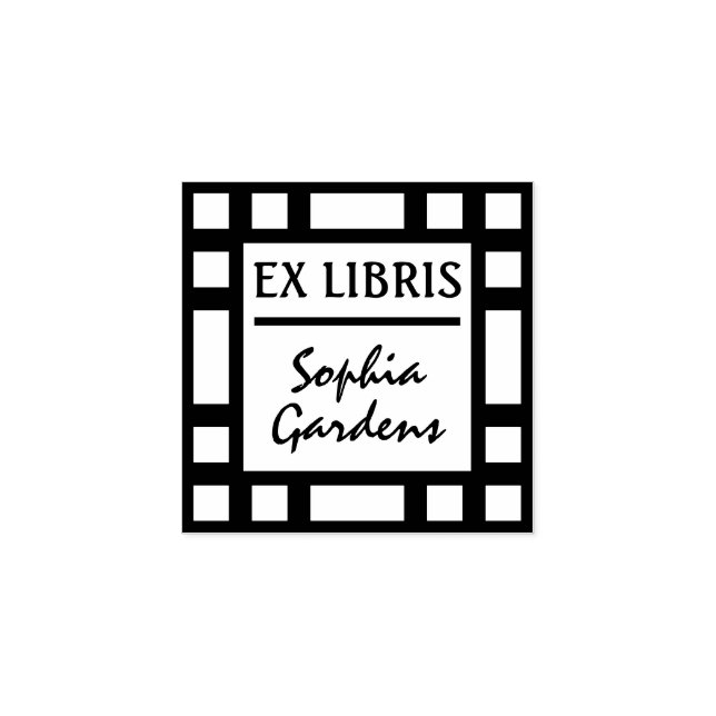 Tampons Encreurs Ex Libris Timbre En Caoutchouc Moderne (Impression)