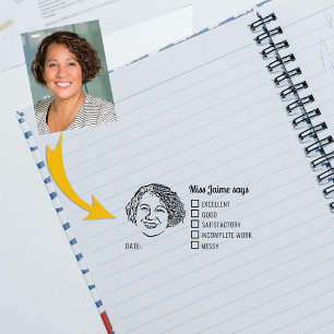 Tampons Encreurs Examen personnalisé de l'enseignant photo