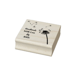 Tampons Encreurs Fabriqué à la main avec le timbre floral d'amour