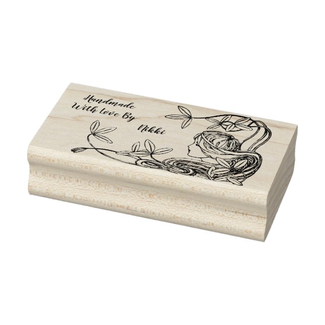 Tampons Encreurs Fabriqué à la main avec le timbre floral d'amour (Tampon)