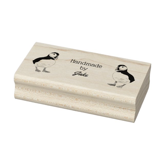 Tampons Encreurs Fabriqué à la main par Puffin autoencastré timbre (Tampon)