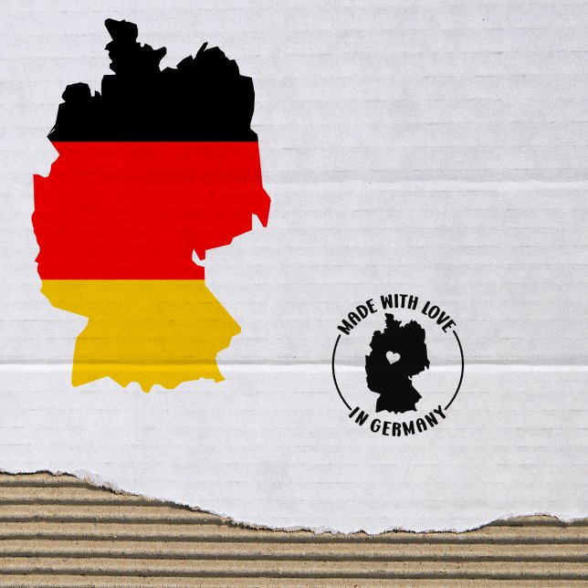 Tampons Encreurs Fabriqué avec amour en Allemagne, Small Business, (Créateur téléchargé)