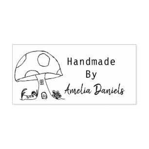 Tampons Encreurs Fabriqué Avec Amour Toadstool auto-Inking Caoutcho