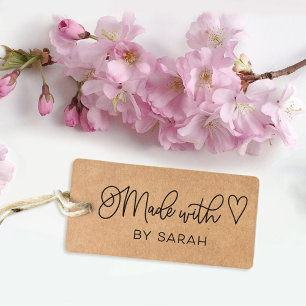 Tampons Encreurs Fabriqué Sur Mesure Avec Amour Timbre D'Artisanat