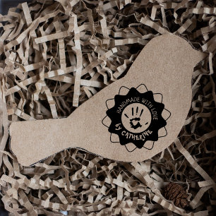 Tampons Encreurs Fait à la main avec amour par (nom personnalisé)