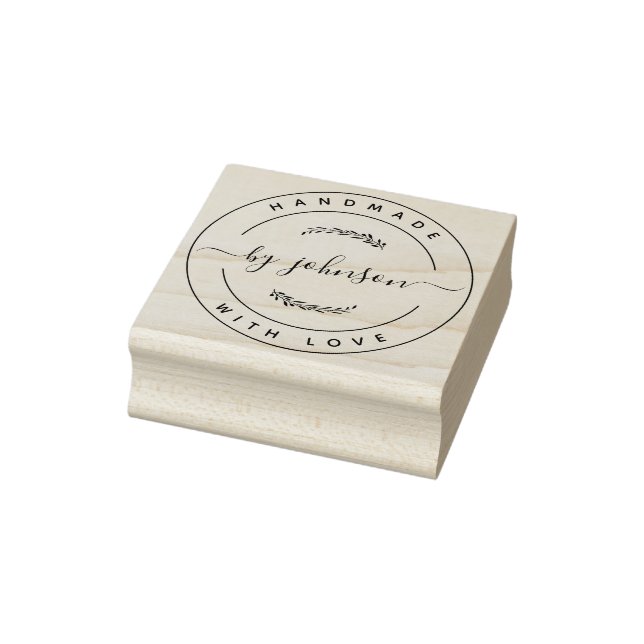 Tampons Encreurs Fait À La Main Avec Amour Rustique (Tampon)