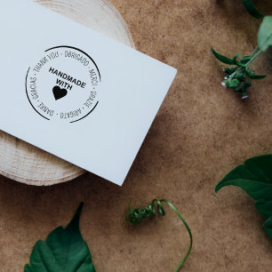 Tampons Encreurs Fait à la main avec Merci d'amour Multilingual