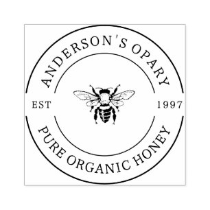 Tampons Encreurs Famille Apiary Rustic Round Honey