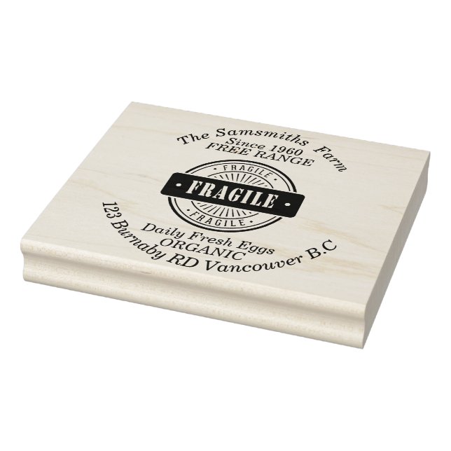 Tampons Encreurs Family Business Egg Farm depuis 1960 lg (Tampon)