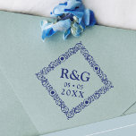 Tampons Encreurs Fancy Simple Initials Wedding Filigree Ornamental<br><div class="desc">Fancy Simple Initials Wedding Filigree Ornamental rubber stamp. Boho and romantic style for your wedding. IMPORTANT NOTICE: This design is part of a collection and has other coordinated elements that you can find in my store. Sometimes it can be difficult to aesthealign and texts or initials on the designs, if...</div>