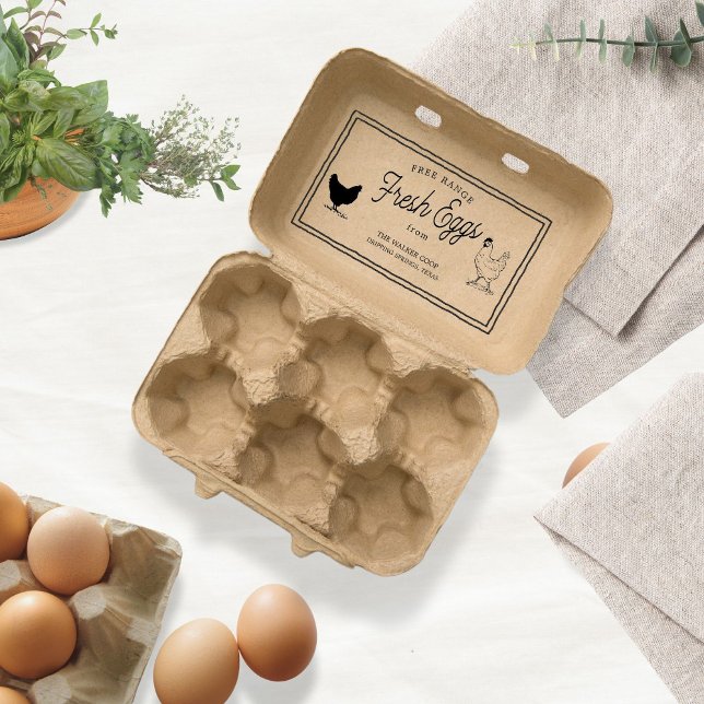 Tampons Encreurs Farmhouse | Egg carton Stamp (Créateur téléchargé)