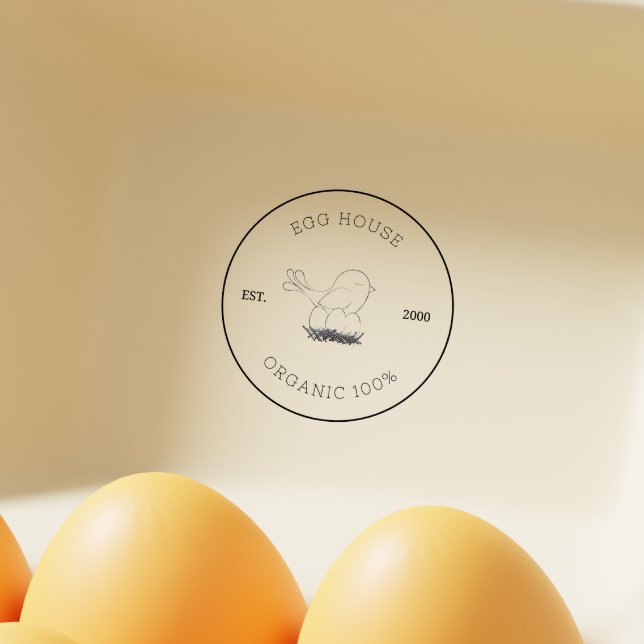 Tampons Encreurs Farmhouse Style Egg Carton Stamp Family Business (Farmhouse Style Egg Carton Stamp Family Business)