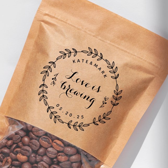 Tampons Encreurs Faveur de mariage Couronne de laurier Amour en pré (Créateur téléchargé)