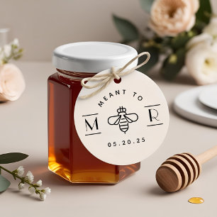 Tampons Encreurs Faveur de mariage en miel moderne Meant to Bee