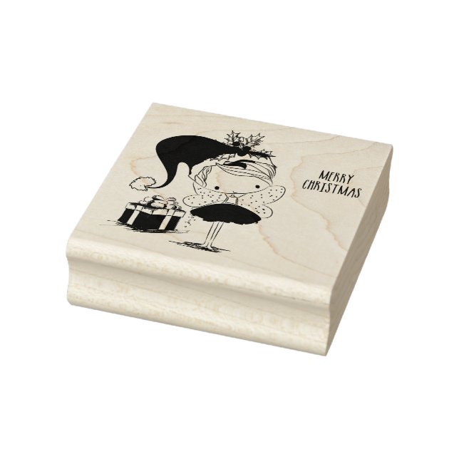 Tampons Encreurs Fée de Noël mignonne (Tampon)