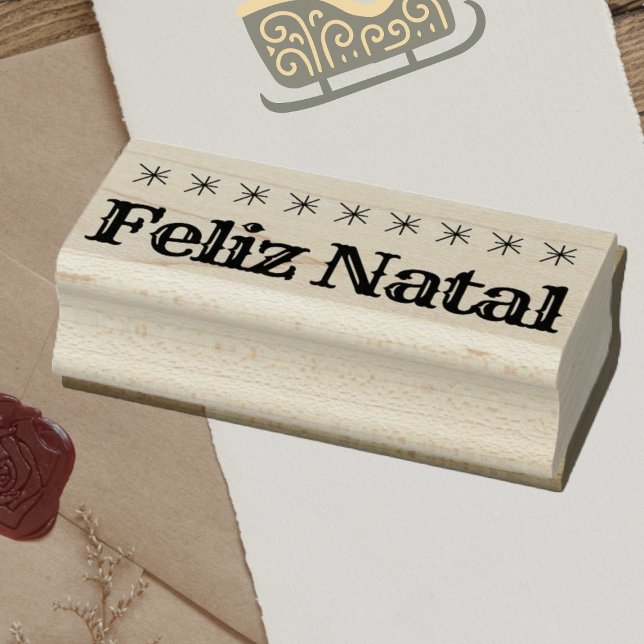 Tampons Encreurs Feliz Natal, Noël portugais (Créateur téléchargé)