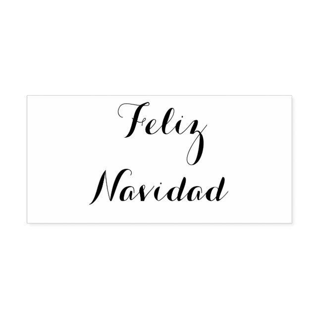 Tampons Encreurs Feliz Navidad - timbre bois (Impression)