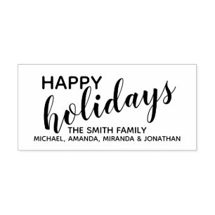 Tampons Encreurs Festive 'Happy Holidays'