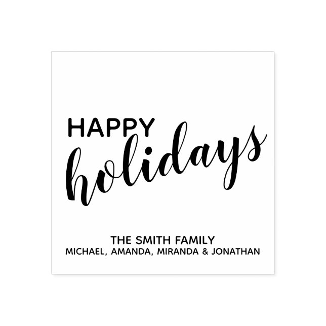 Tampons Encreurs Festive 'Happy Holidays' (Impression)