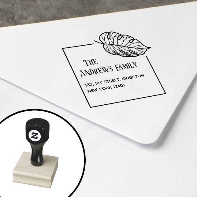 Tampons Encreurs Feuille botanique (Créateur téléchargé)