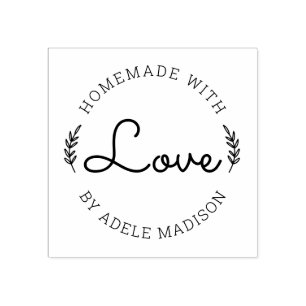 Tampons Encreurs Feuilles de Laurier Faits Maison Avec Amour