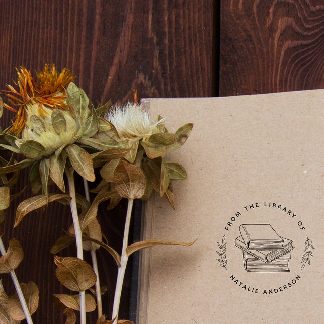 Tampons Encreurs Feuilles Élégants Personnalisés À Partir De La Bib (Créateur téléchargé)