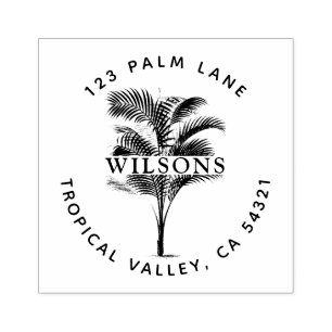 Tampons Encreurs Feuilles Palm Tree