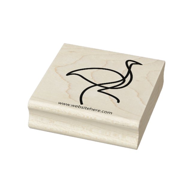 Tampons Encreurs Flamant rose d'art simple pour oiseaux (Tampon)