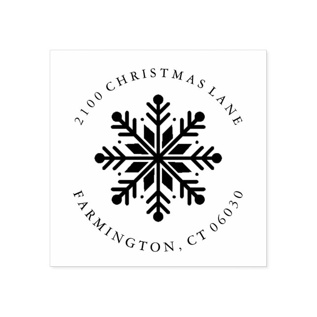 Tampons Encreurs Flèche-neige de vacances (Impression)