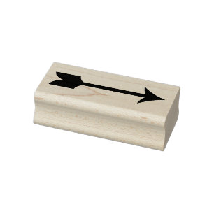 Tampons Encreurs Flèche - Timbre bois