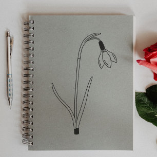 Tampons Encreurs Fleur d'art de la ligne de neige botanique