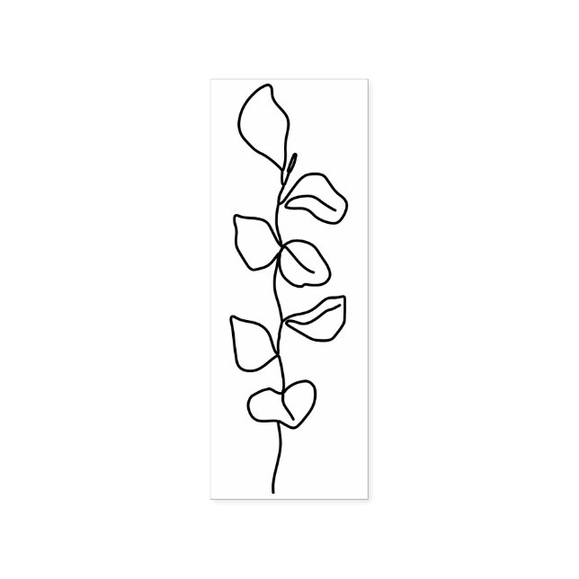 Tampons Encreurs Fleur d'art d'illustration linéaire (Impression)