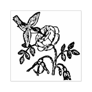 Tampons Encreurs Fleur de colibri