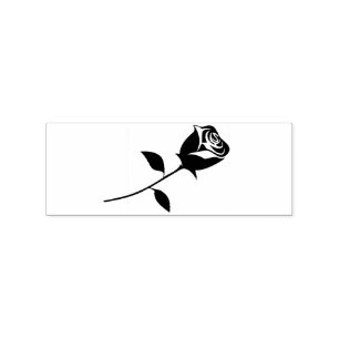 Tampons Encreurs Fleur de Saint-Valentin noire Thunder_Cove