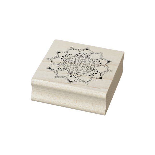 Tampons Encreurs Fleur de Vie - Mandala Fleurs 1 (Tampon)