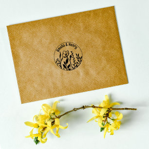 Tampons Encreurs Fleurs botaniques modernes, Mariage