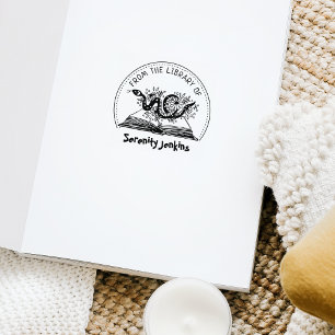 Tampons Encreurs Fleurs Mystiques De Serpent, De La Bibliothèque De