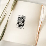 Tampons Encreurs Fleurs Vintage Ex Libris Livre Personnalisé<br><div class="desc">Ce tampon en caoutchouc "Ex Libris" présente des fleurs vintage et un nom personnalisé.</div>