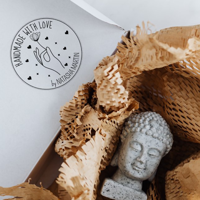 Tampons Encreurs Flower Custom fait main avec amour, (Créateur téléchargé)