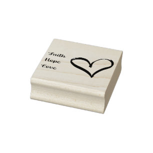 Tampons Encreurs Foi, Espoir, Timbre d'amour