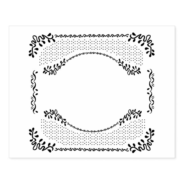 Tampons Encreurs Frame romantique Oval (Impression)