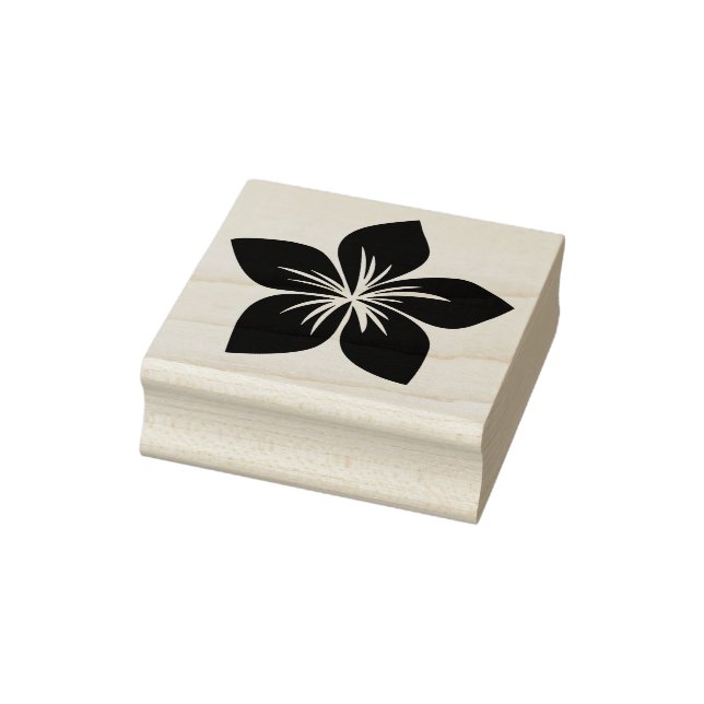 Tampons Encreurs Frangipani tropical ou Plumeria Flower Hawaii (Tampon)
