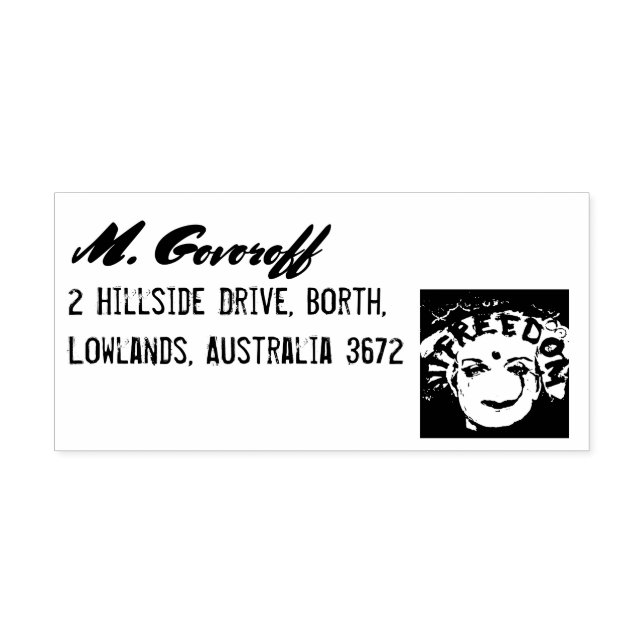 Tampons Encreurs Freedom Face souriante jaune (Impression)