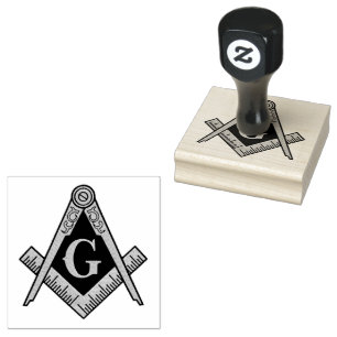 Tampons Encreurs Freemasoney Carré et Compass Masonic