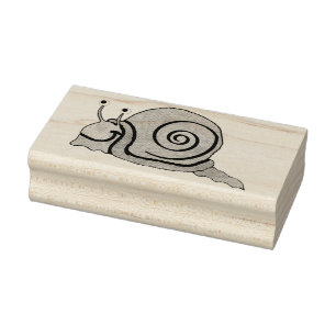Tampons Encreurs Fun Dessin Snail Swirl sur les yeux ronds Shell