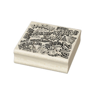 Tampons Encreurs Fun Retro Comic Book pop Art Sounds