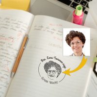 Funky Custom Photo Teacher Classe Grand Travail