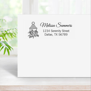 Tampons Encreurs Garden Lantern Flowers Adresse 3