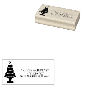 Tampons Encreurs Gâteau de Mariage