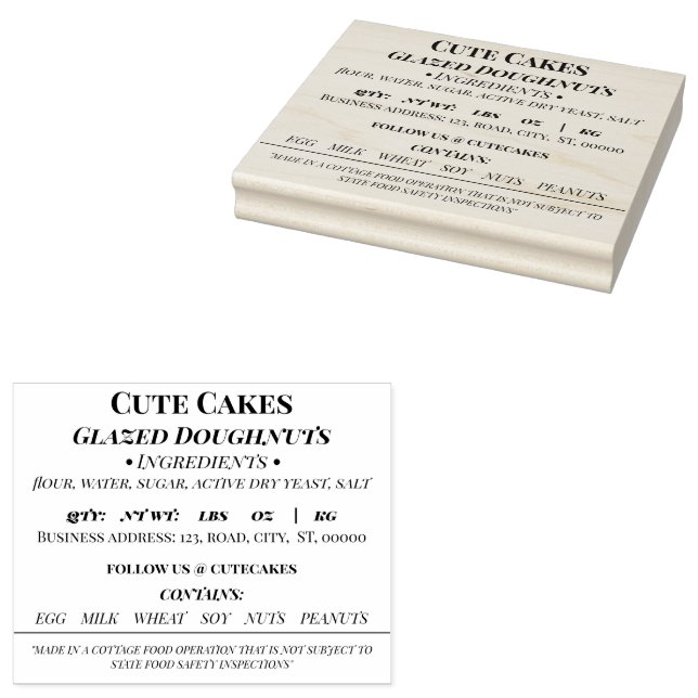 Tampons Encreurs Géorgie - Timbre en caoutchouc personnalisé (Tamponné)